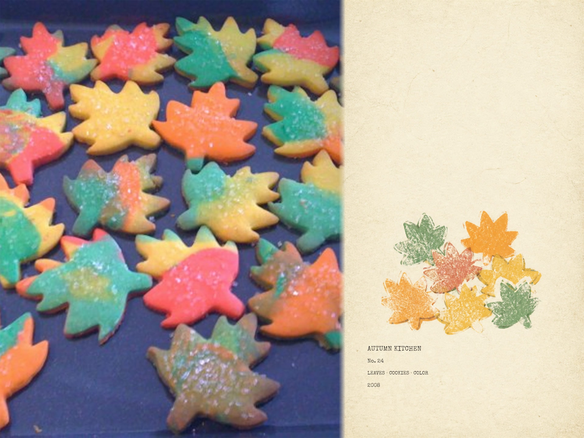 Memory: Autumn Leaf Cookies